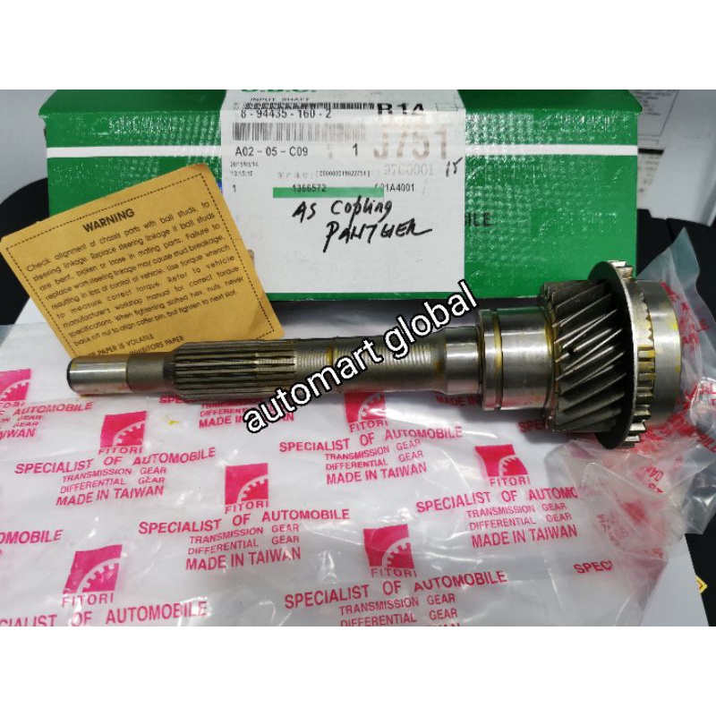 main drive gear as kopling gigi 4 panther 2.3 2.5