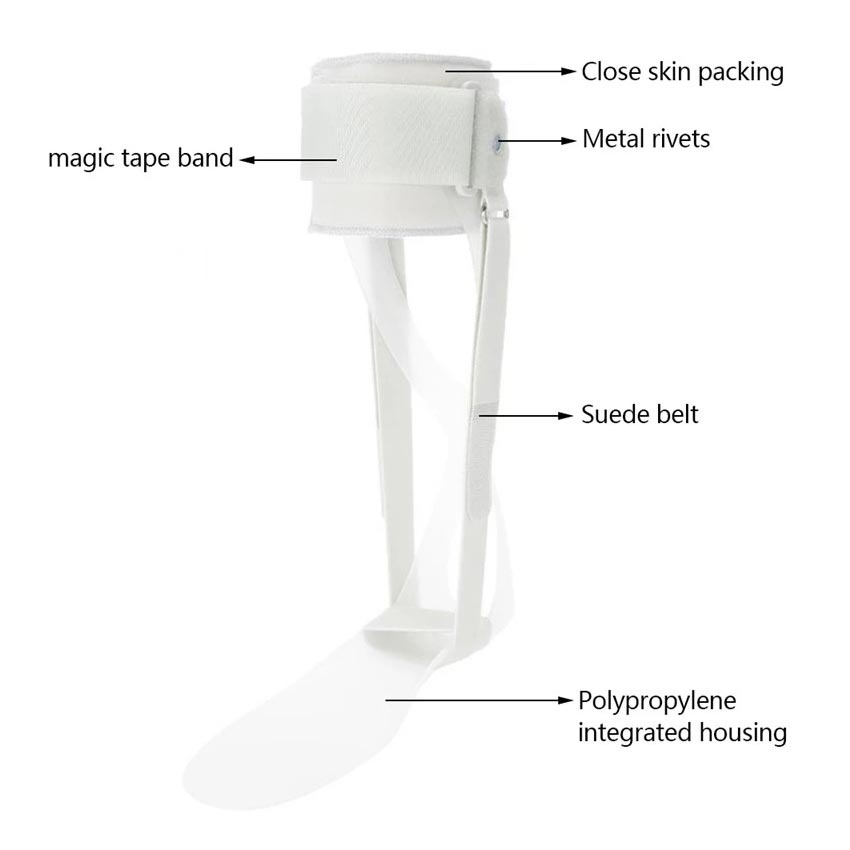 Ankle Foot Orthosis AFO Anke Brace Support Drop Foot Kaki Lumpuh Jatuh Karena Stroke Impor