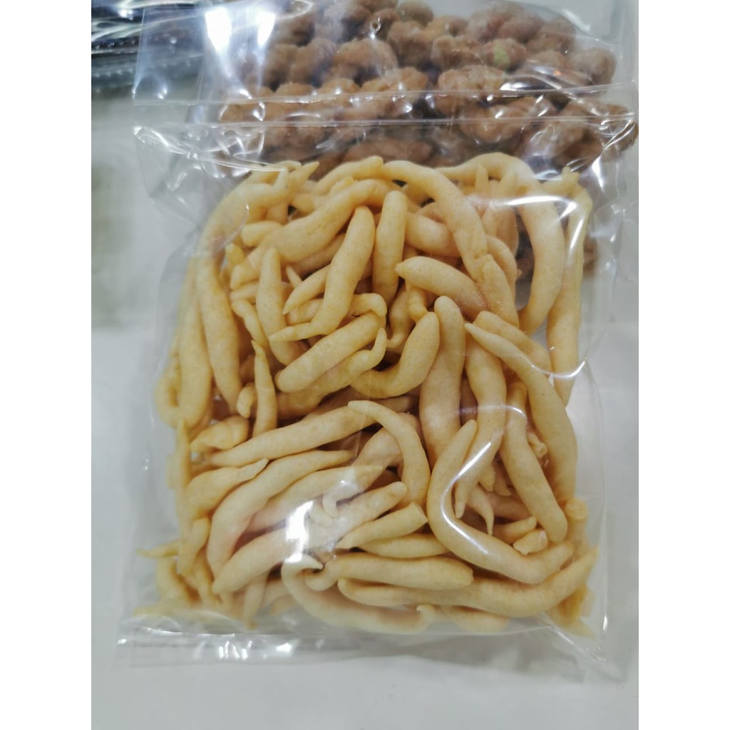 

Kerupuk Keju dengan gula atau tanpa gula / Kerupuk ekor tikus keju gula