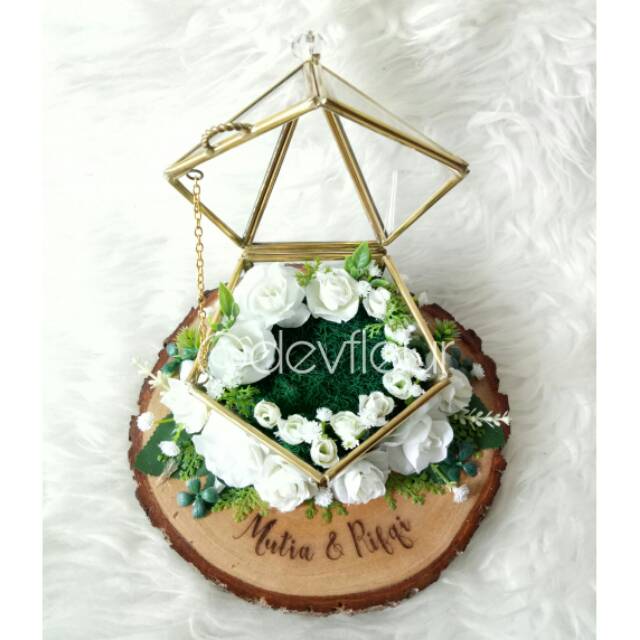  Kotak  Cincin Ringbox Bearer Ringbox Terrarium  Murah dan 