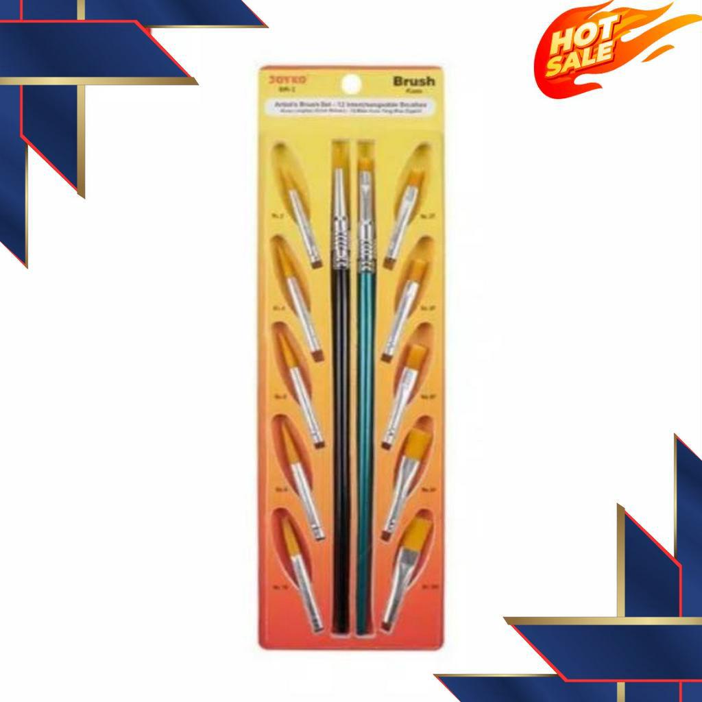 

SERENTAK Kuas Brush Cat Air Joyko BR2Kuas Cat AcrylicKuas Lukis