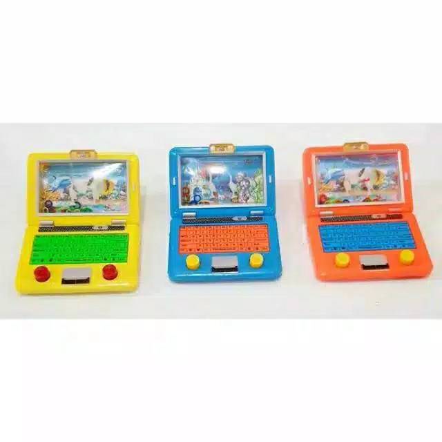 Mainan game air model laptop