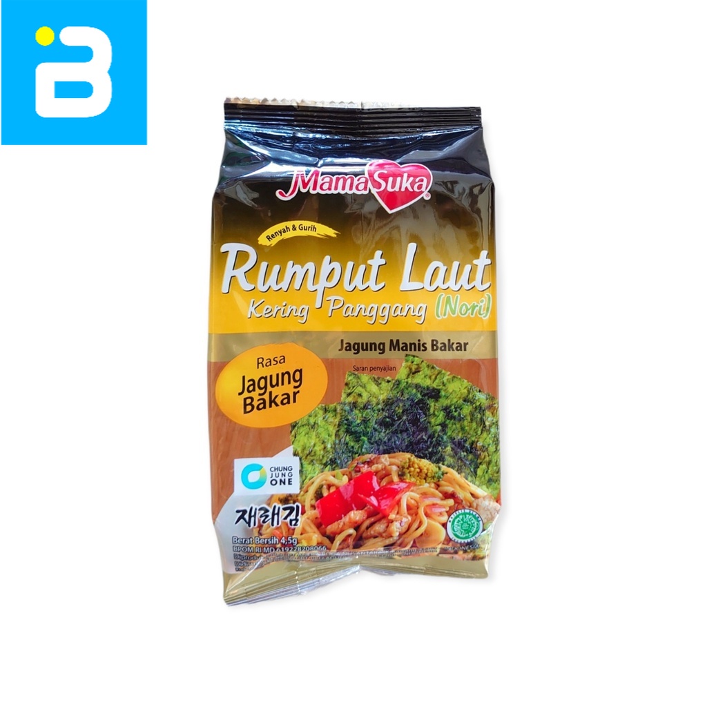 

Mama Suka Rumput laut Rasa Jagung Bakar 4.5 G