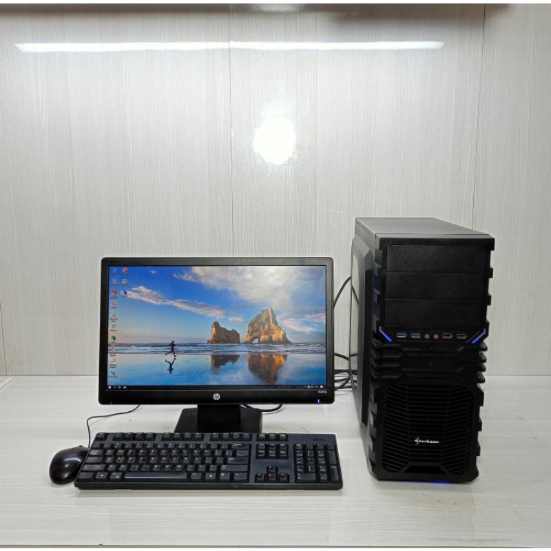 Paketan Pc Rakitan Murah Sharkoon Ram 8GB HDD 500GB Fullsett Second Berkualitas