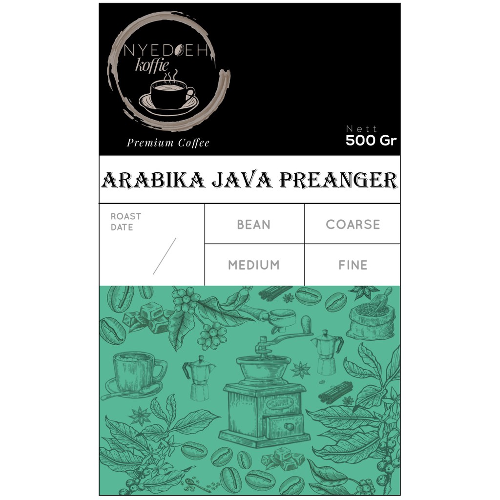 

KOPI ARABIKA JAVA PREANGER 500 GR GRAM ARABICA