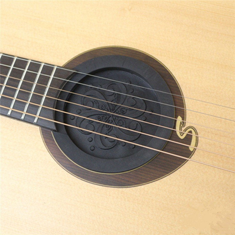 Sound Hole Penutup Lubang Gitar Akustik 40&amp;41 Inch - Black