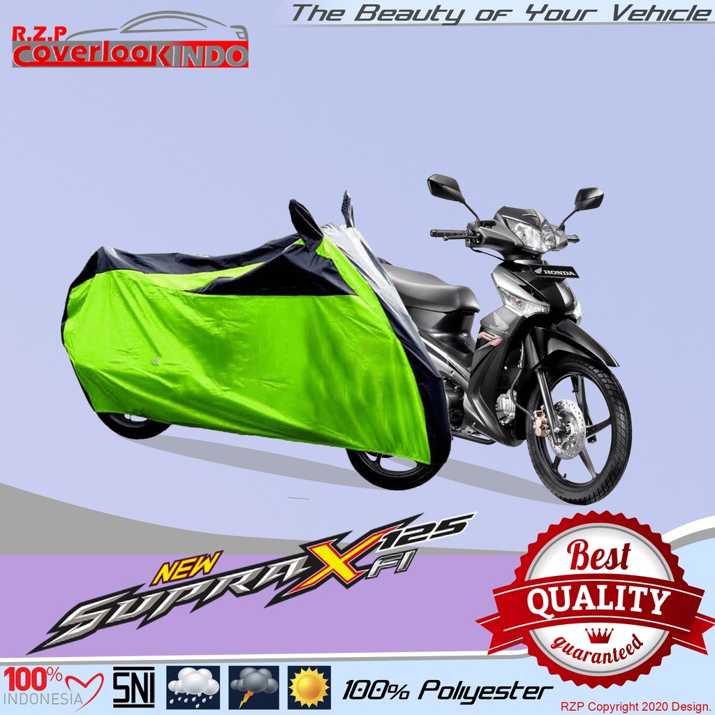 COVER MOTOR SUPRA X 125 SELIMUT MOTOR SUPRA X 125 SARUNG MOTOR SUPRA X 125 BAHAN TEBAL