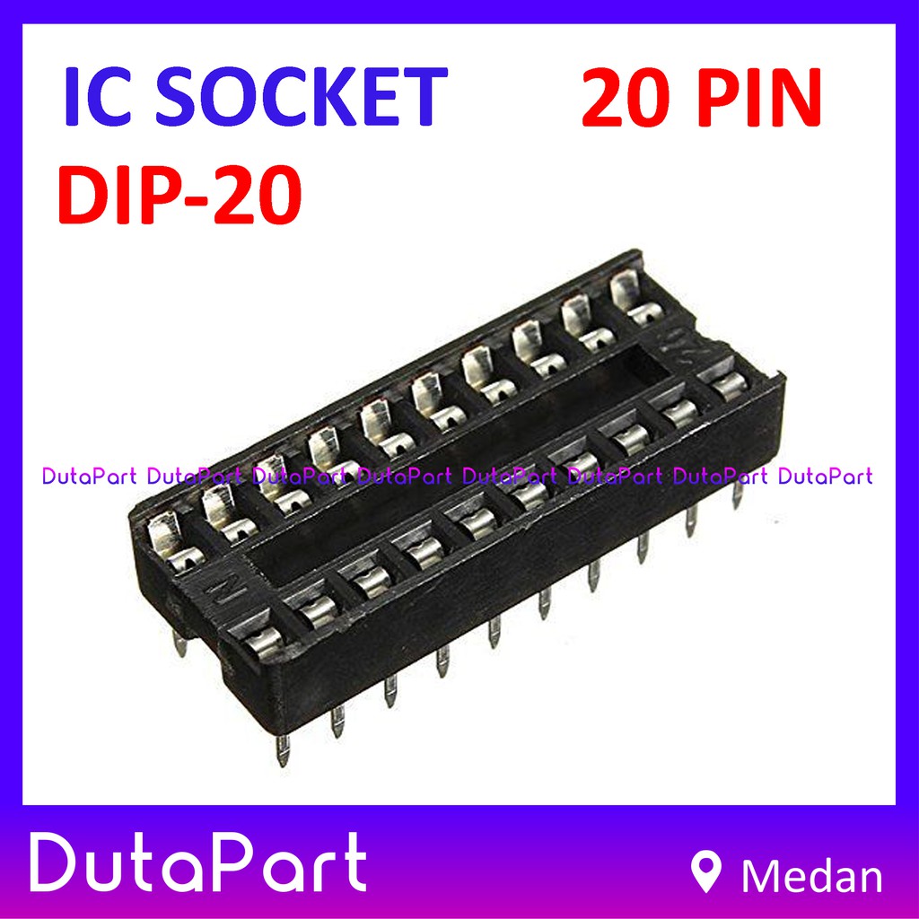 Socket IC 20 PIN 20PIN Adapter Soket DIP-20 DIP20 20P DIP 20 P