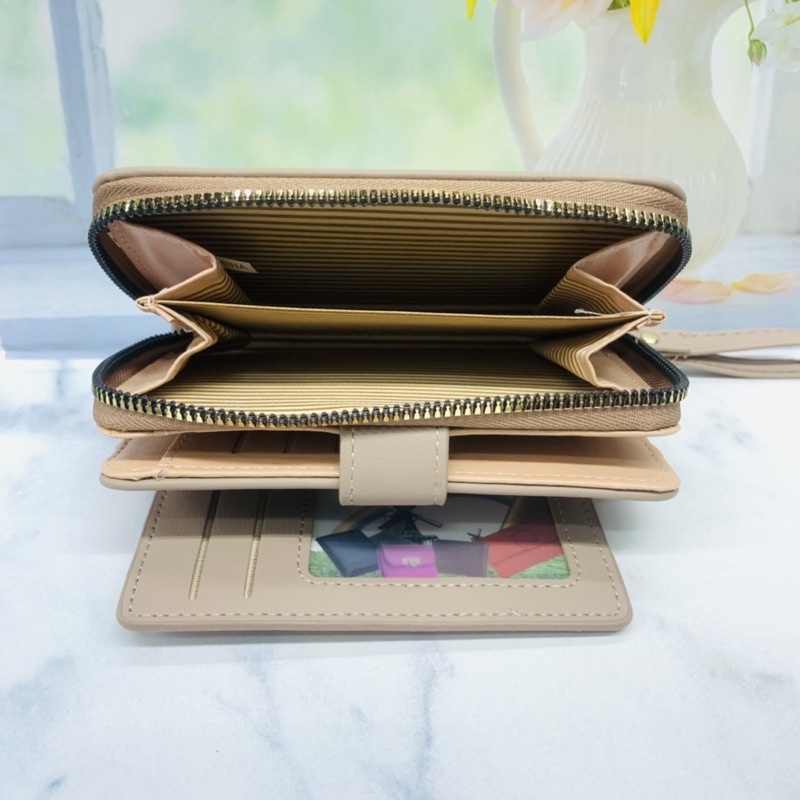 DOMPET WANITA FOREVER YOUNG IMPORT BORDIR KOREAN STYLE UKURAN SEDANG