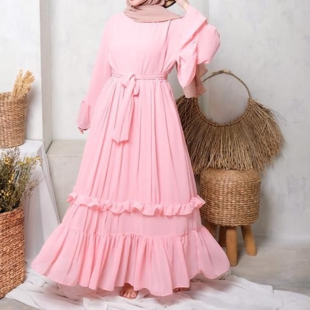HOT SALE KODE-288 Grosir Baju Gamis Summer Dress Wanita Fashion Muslim