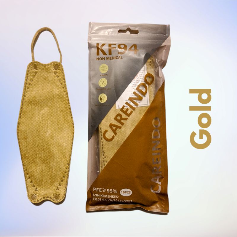 MASKER KF94 CAREINDO GOLD