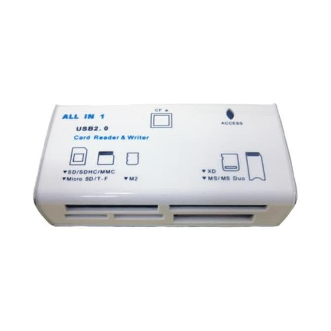 Usb 2.0 All In One Card Reader White
