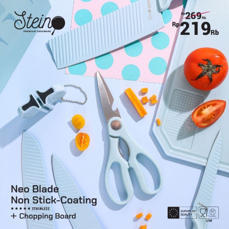 PROMO STEINCOOKWARE NEO BLADE 6 IN 1 FREE PAKING BUBLE+ DOBEL KARTON