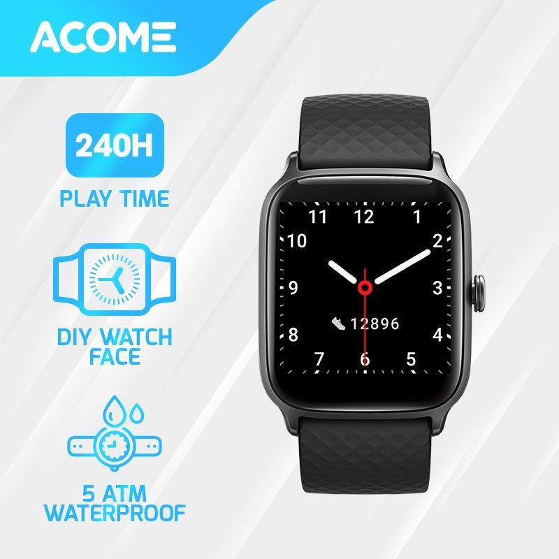 Smartwatch ACOME S1 Bluetooth Waterproof 1.3 Inch HD Full Screen