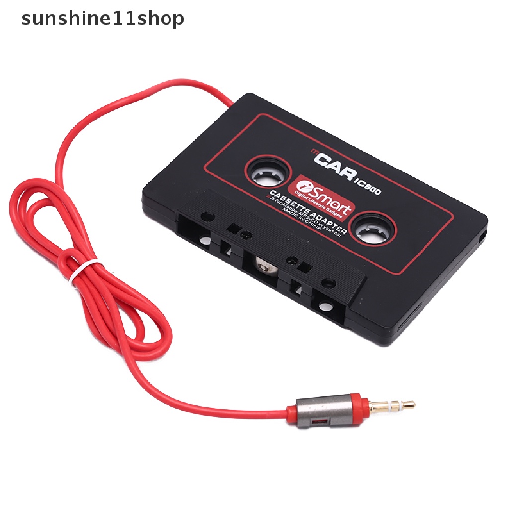 Sho Kabel Adapter Audio Kaset Tape Aux 3.5mm Untuk MP3 iPod CD Player