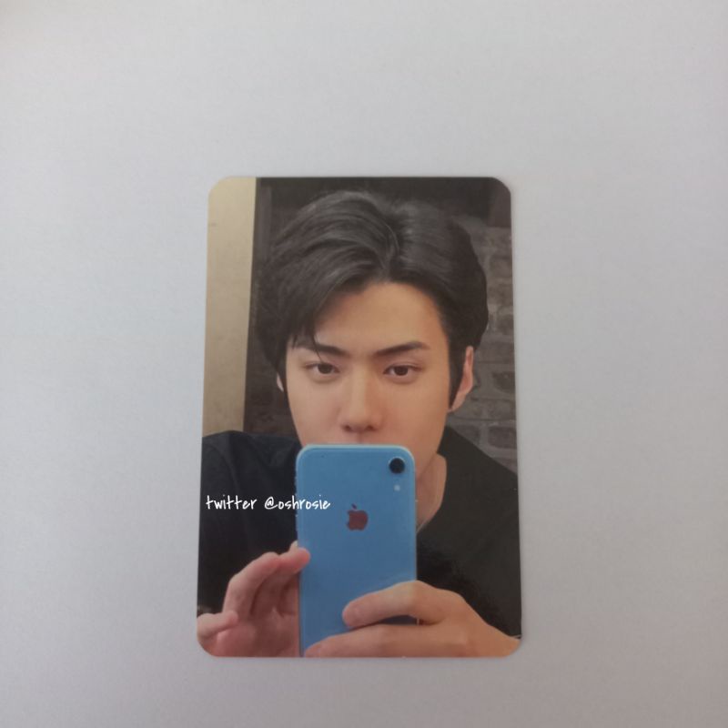 Photocard Sehun WAL Mirror Selfie