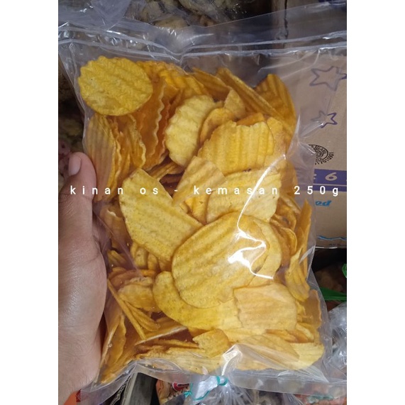 

250g keripik talas gelombang original gurih