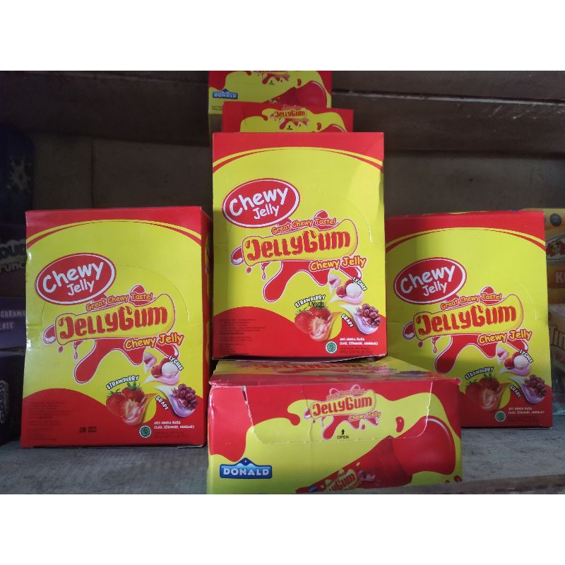 

Jelly Gum Chewy Jelly 1pak isi 24pcs