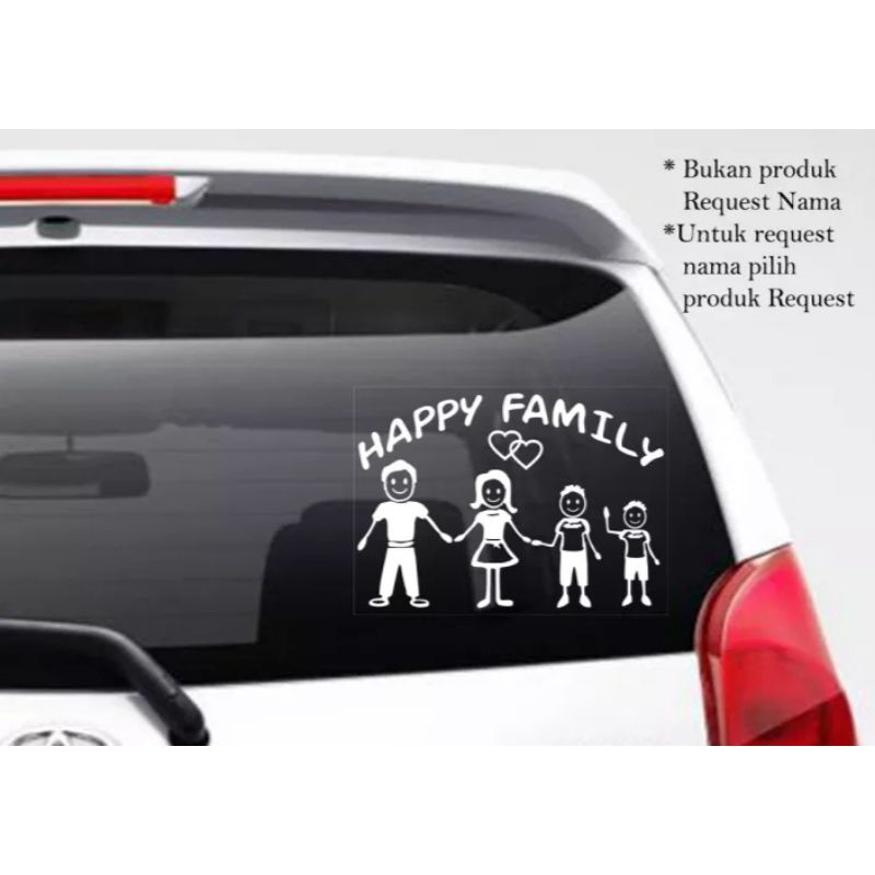 

0121 sticker cutting HAPPY FAMILY