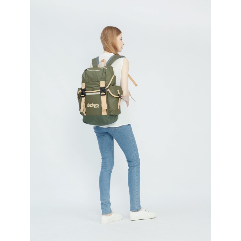 TAS RANSEL LAPTOP ADVENTURE WATERPROOF SKATERS UA056 HIJAU OLIVE