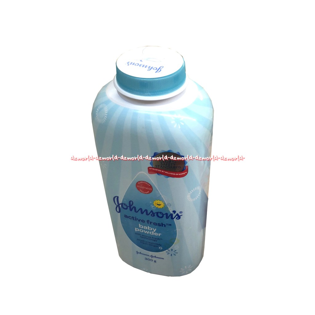 Johnson's Active Fresh 300gr Baby Powder Bedak Bayi Tabur Smell Invisible Jhonsons Jhonson Jonshon Aktif