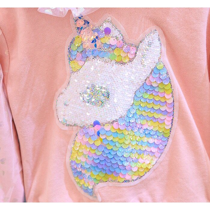 (LOLI-JKT)BS-132 STELAN IMPORT ANAK CEWEK UNICORN SQUIN 100-140