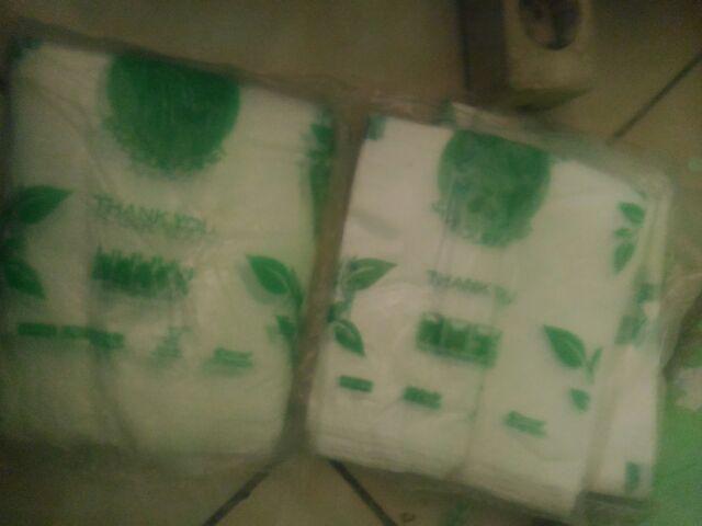 Plastik Kemasan Kresek Thank You - Degradable Bag - Kresek Ramah Lingkungan - 15 Cm
