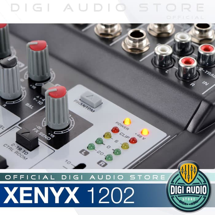 ALAT MUSIK  Audio Mixer Behringer Xenyx 1202 - 12 input - 8 Channel Audio Mixer