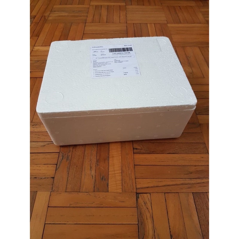 

Tambahan Packing Stryrofoam Box untuk Frozen food kapasitas 5kg