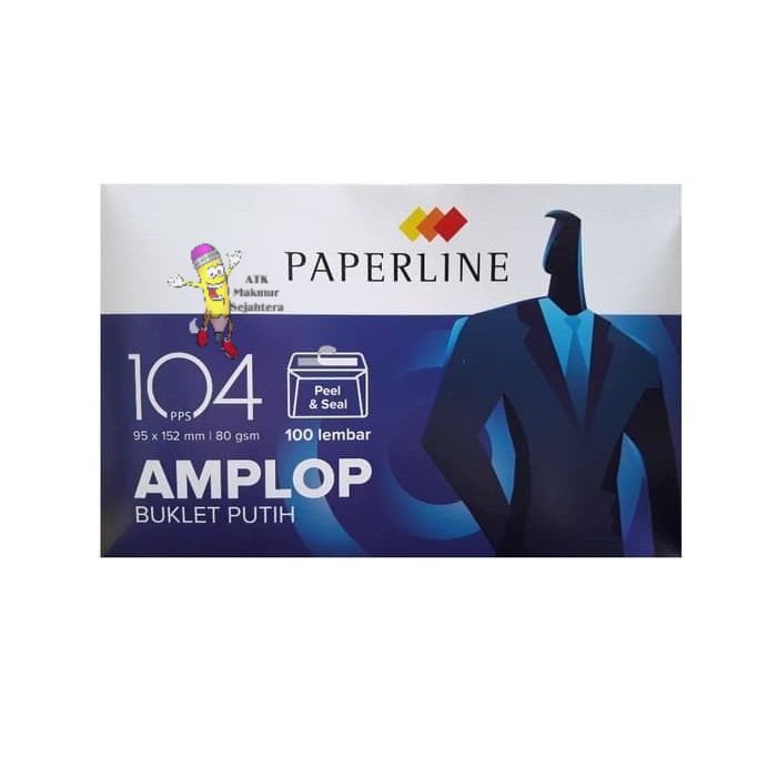 

Amplop Putih Kecil Polos Paperline 104 PPS PPL EV 104