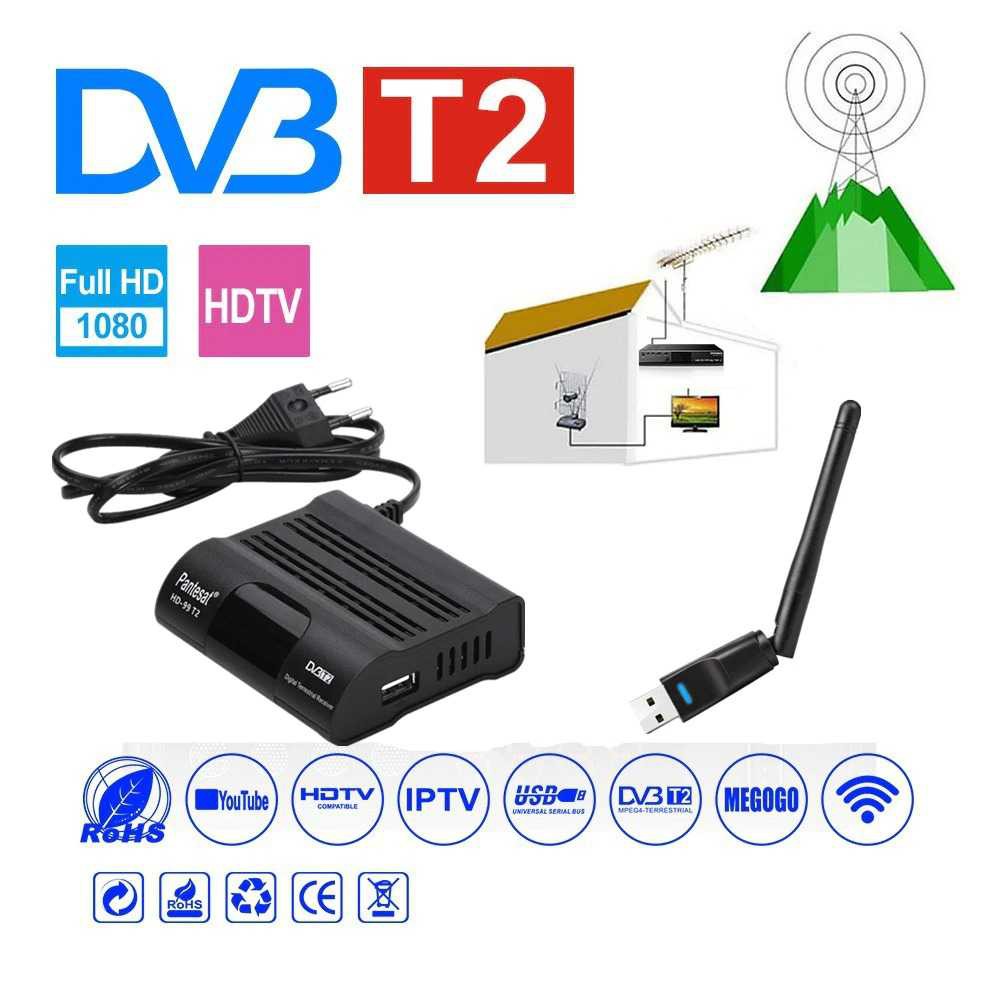 Digital TV Tuner STB WiFi Receiver DVB-T2 TV non Satellite HD DIGITAL TV tuner