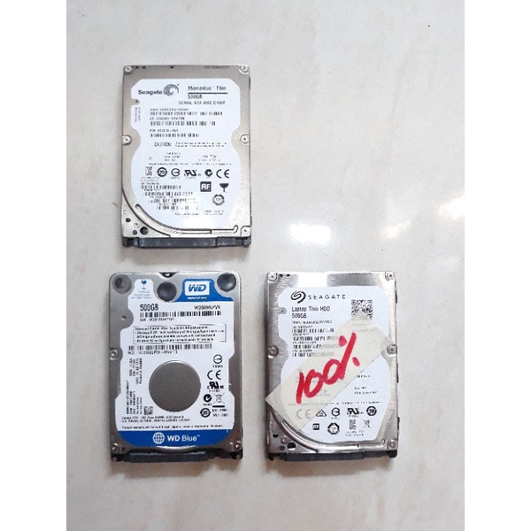 harddisk internal laptop slim second bekas pakai 500gb seagate