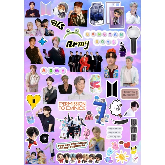 

stiker bts/stiker vinyl/stiker tumbler/stiker laptop/stiker kpop murah bagus