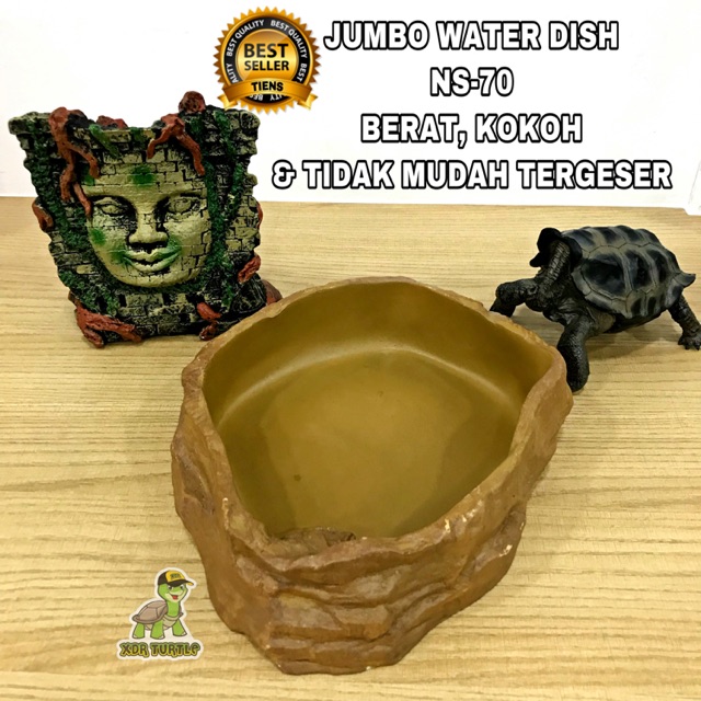 WATER DISH JUMBO NS-70 TMP MINUM TORTO REPTIL SULCATA ALDABRA ISTAR PARDALIS TEGU REPTIL