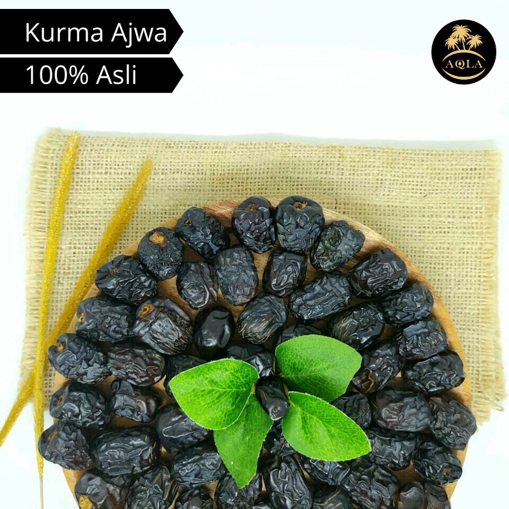 KURMA AJWA ASLI SAUDI 100% / KURMA NABI / KURMA AJWAH / KURMA KERING AJWA 400GR