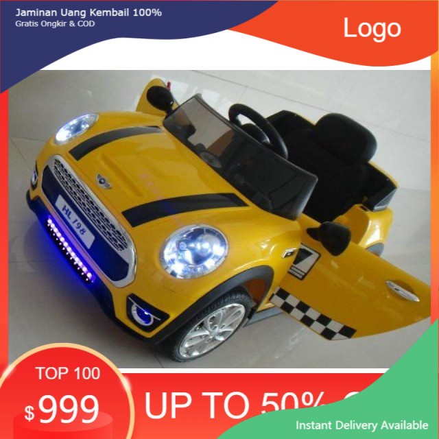 Mainan Anak Mobil Aki Mini Cooper Pliko PK 8100 N / PK 1878 N (Khusus Indah Cargo)