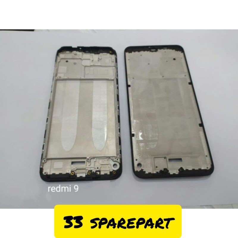 FRAME / BEZEL / TULANG TENGAH DUDUKAN LCD XIAOMI REDMI 9 ORIGINAL