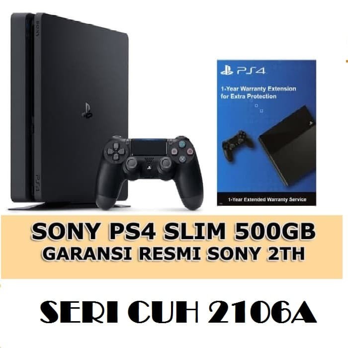 [Game/Console] Sony Playstation 4 + 1 Stick Hdd 500 Gb Garansi Resmi Sony Indonesia