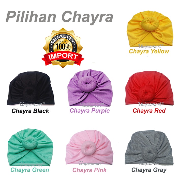 TURBAN ANAK BAYI Ikat atau Donut Import Polos Bahan Cotton Blends