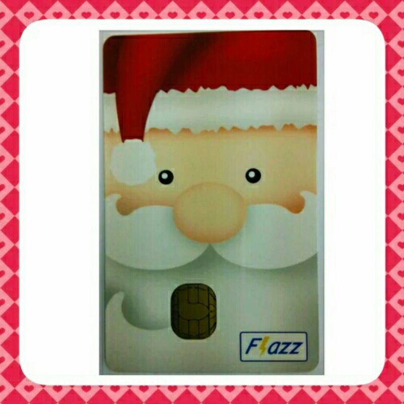 Flazz BCA edisi Christmas ORI /Like eTOLL eMONEY Tapcash or Brizzi