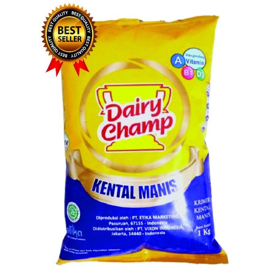 Jual Susu Krimer Kental Manis Dairy Champ 1 Kg Shopee Indonesia