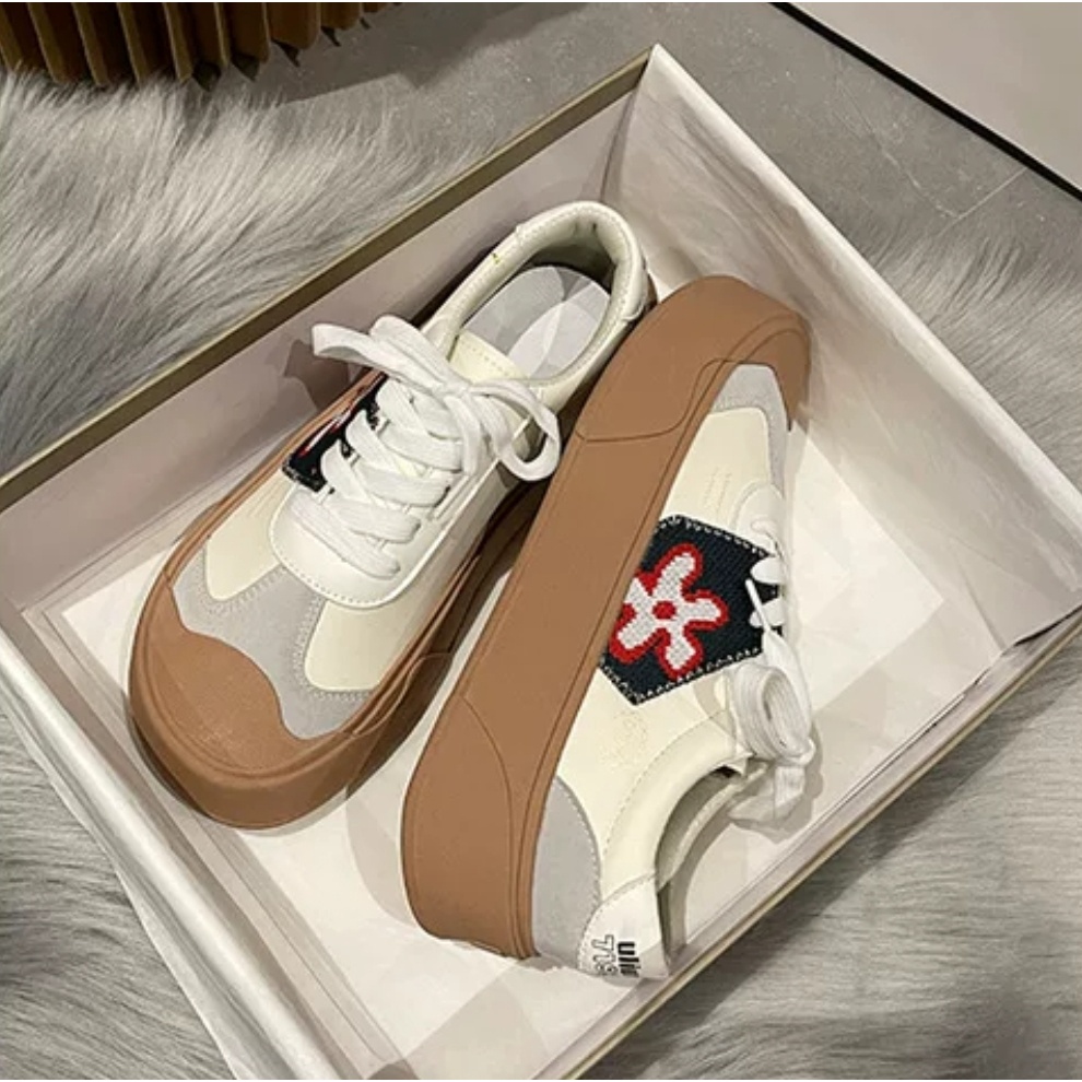2172 Sepatu Murah Wanita Sneakers Import Korea Fashion