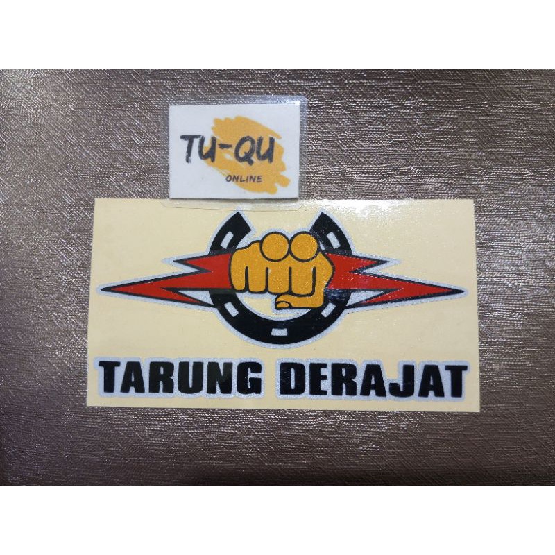 STICKER TARUNG DERAJAT