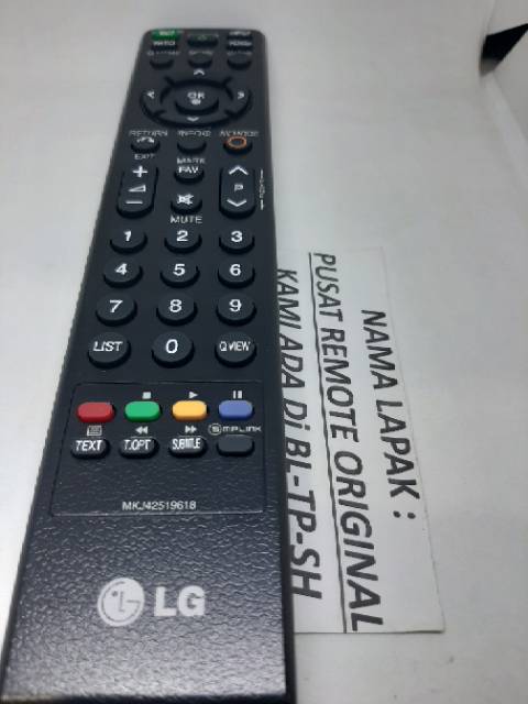 REMOTE REMOT TV LG LED LCD MONITOR MKJ SERIES ORIGINAL ASLI