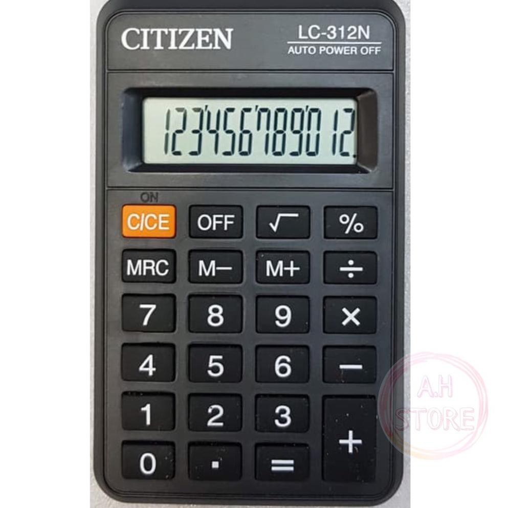 

yT1Code Kalkulator Citizen LC 312 / Kalkulator Kecil 12 Digit(R1P8) (Kekinian)