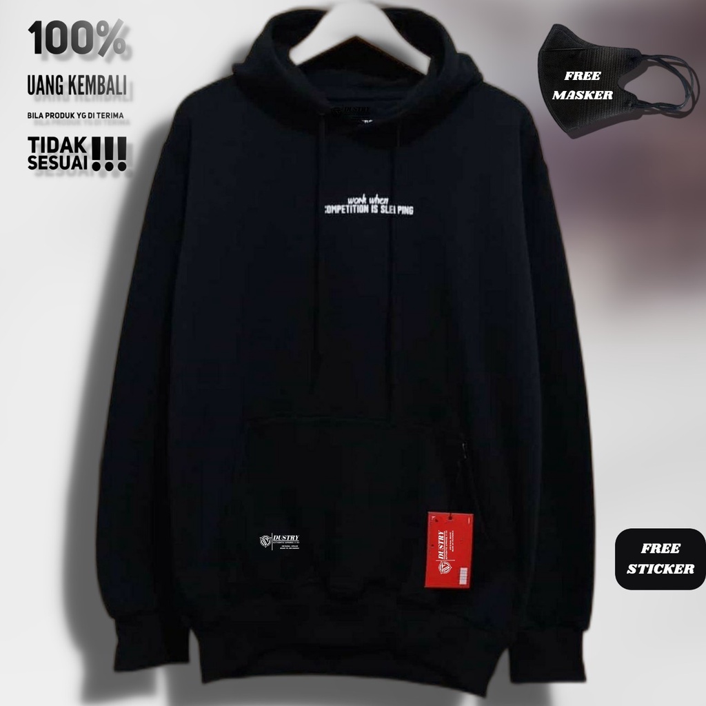 Sweater Hoodie Hitam Terbaru 2020 Kekinian Jaket Hodie Pria Distro Original Termurah Switer Cowok Authentic Branded Lokal Bandung Terbaru Jeket Cowo Murah Promo Diskon Switter Hoodies Cewe Bahan Tebal Adem Suiter Perempuan Aesthetic Font Sablon