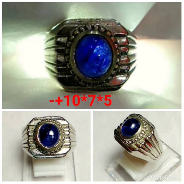 Natural batu blue safir 010
