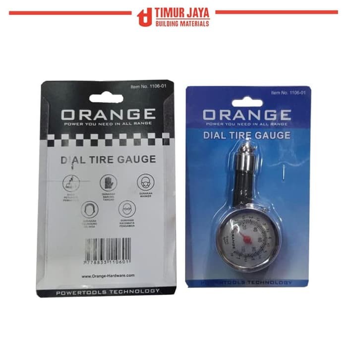 ORANGE Tire Pressure Gauge BESI Alat Tester Ukur Tekanan Angin Ban
