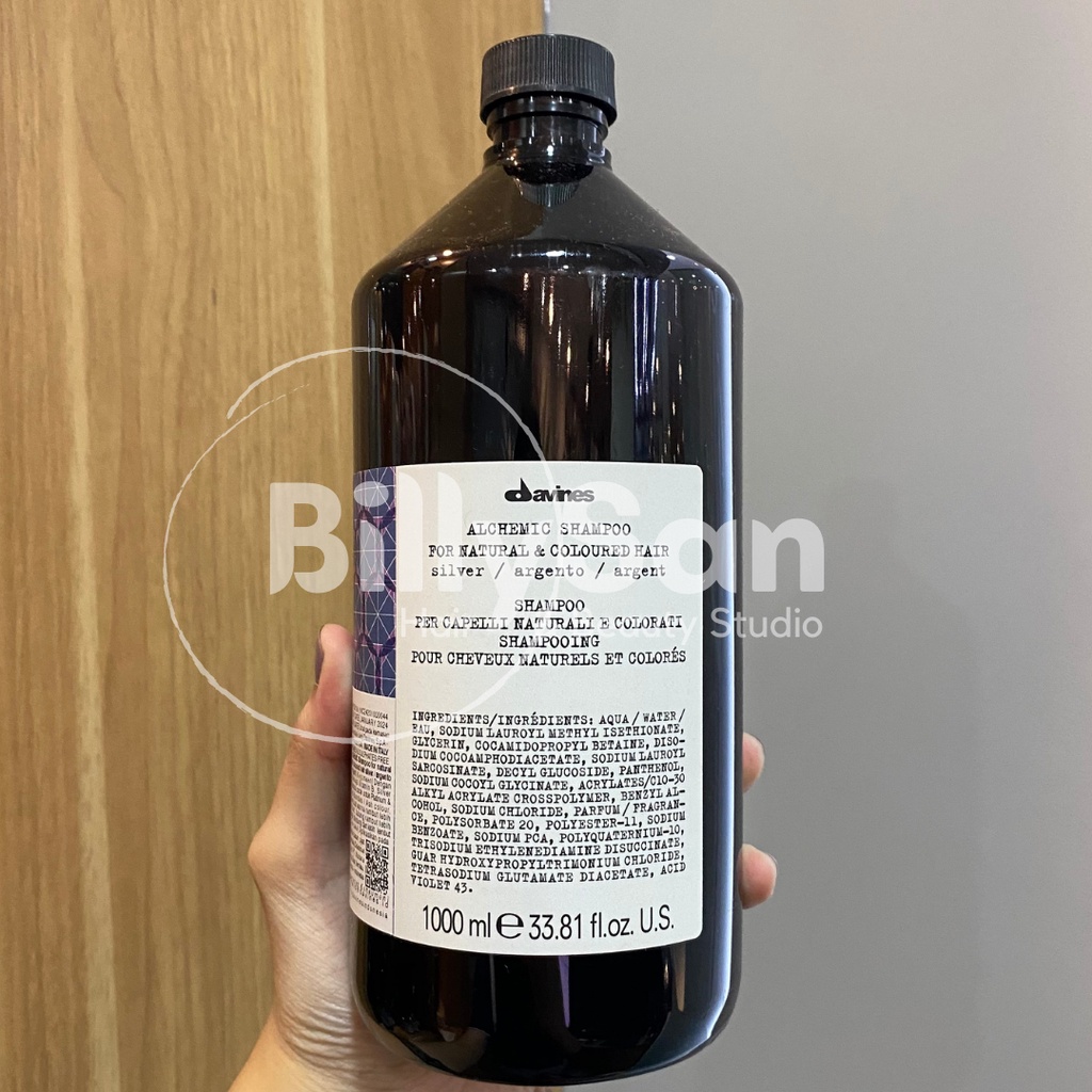 

Davines ALCHEMIC Shampoo Silver 1000ml. anti yellow, platinum, purple