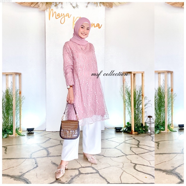 set jovanka tulle pearl lilac/kulot/tunik